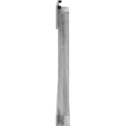 vidaXL Wandgemonteerde hengelhouder Bewerkt hout 93 x 12 x 103 cm