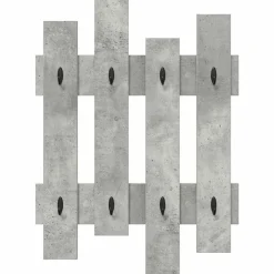 vidaXL Wandgemonteerde kapstok Muurmontage Beton Grijs 60 x 3 x 82 cm