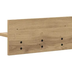 vidaXL Wandgemonteerde kapstok Muurmontage Artisan Eiken Bewerkt hout