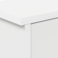 vidaXL Wandgemonteerde kapstok Muurmontage Wit 50 x 20 x 30 cm