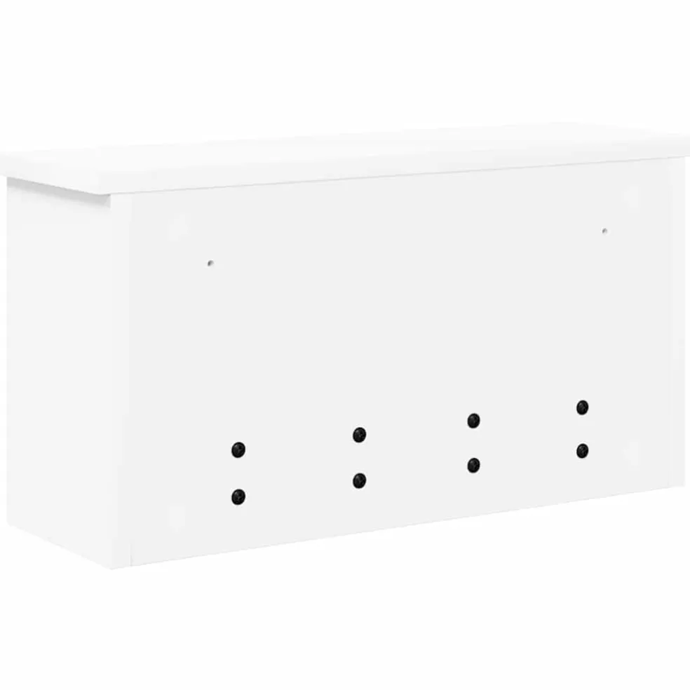 vidaXL Wandgemonteerde kapstok Muurmontage Wit 50 x 16 x 26 cm