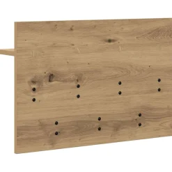 vidaXL Wandgemonteerde kapstok Muurmontage Artisan Eiken Bewerkt hout