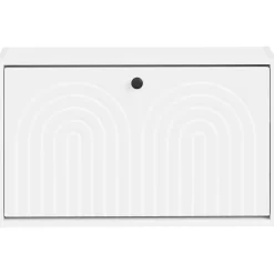 vidaXL Wandgemonteerde Schoenkast ALKMAAR 71 x 17 x 43 cm Bewerkt hout
