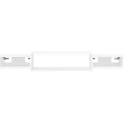 vidaXL Wandgemonteerd tv-meubel Muurmontage Wit 140 x 28 x 21 cm