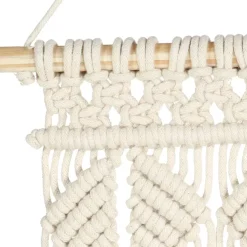 vidaXL Wandhanger macramé 40x80 cm katoen