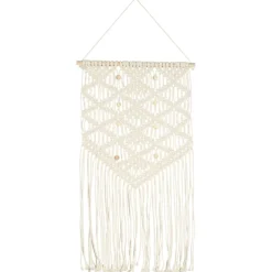 vidaXL Wandhanger macramé 40x80 cm katoen