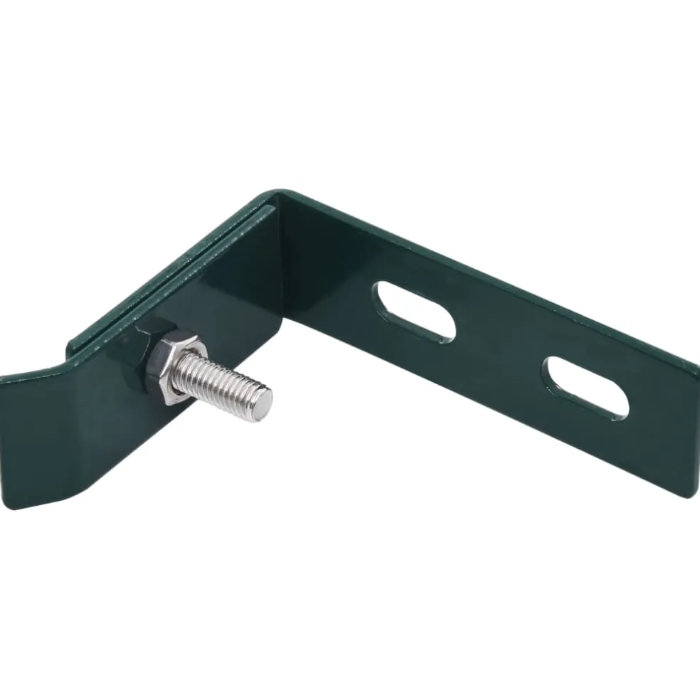 vidaXL Wand hoekverbinding 10 sets groen