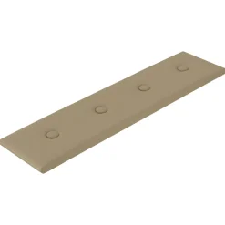 vidaXL Wandhoofdbord 12 st Cappuccino Nep Leer