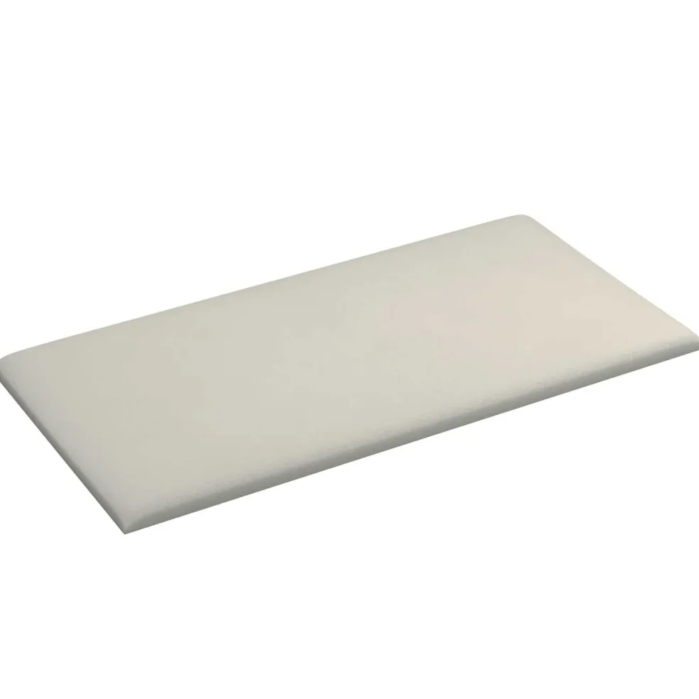vidaXL Wandhoofdbord 12 st Crèmekleurig Fluweel