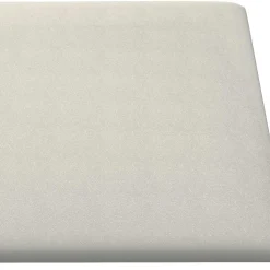 vidaXL Wandhoofdbord 12 st Crèmekleurig Fluweel
