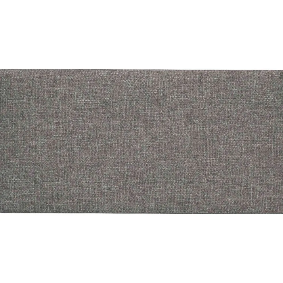 vidaXL Wandhoofdbord 12 st 30 x 15 cm Lichtgrijs Stof