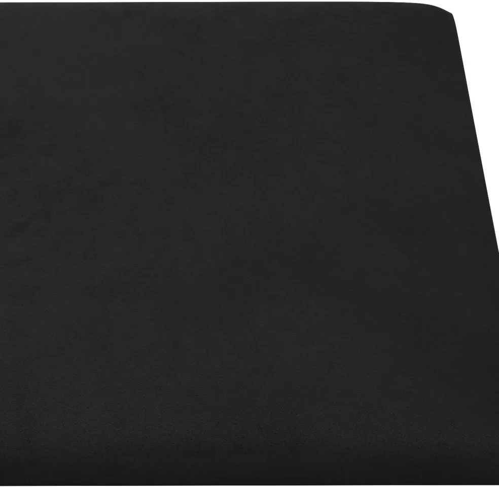 vidaXL Wandhoofdbord 12 st Zwart Fluweel