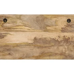 vidaXL Wandkapstokken 2 st met 4 haken massief mangohout