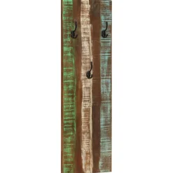vidaXL Wandkapstokken 2 st 36x3x110 cm massief gerecycled hout