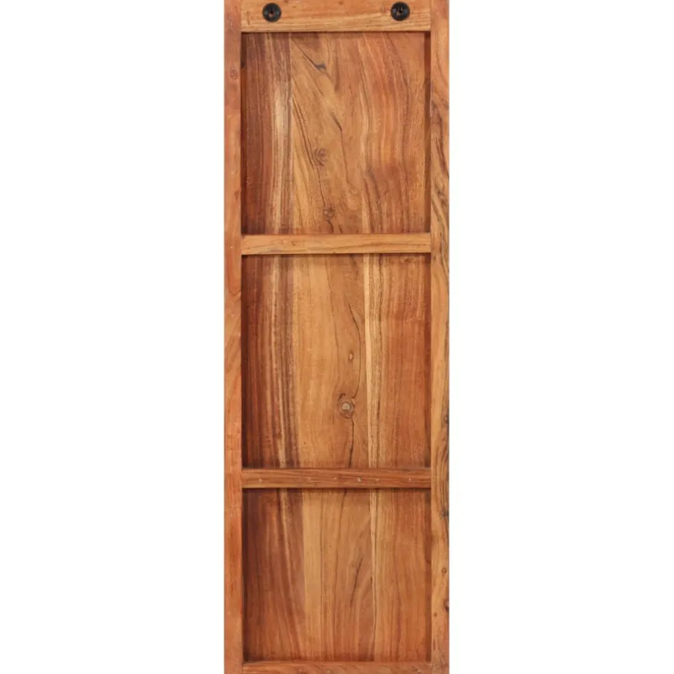 vidaXL Wandkapstokken 2 st 36x3x110 cm massief acaciahout