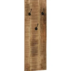 vidaXL Wandkapstokken 2 st 36x110x3 cm massief mangohout