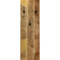 vidaXL Wandkapstokken 2 st 36x110x3 cm massief mangohout
