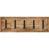 vidaXL Wandkapstok met 5 haken massief mangohout