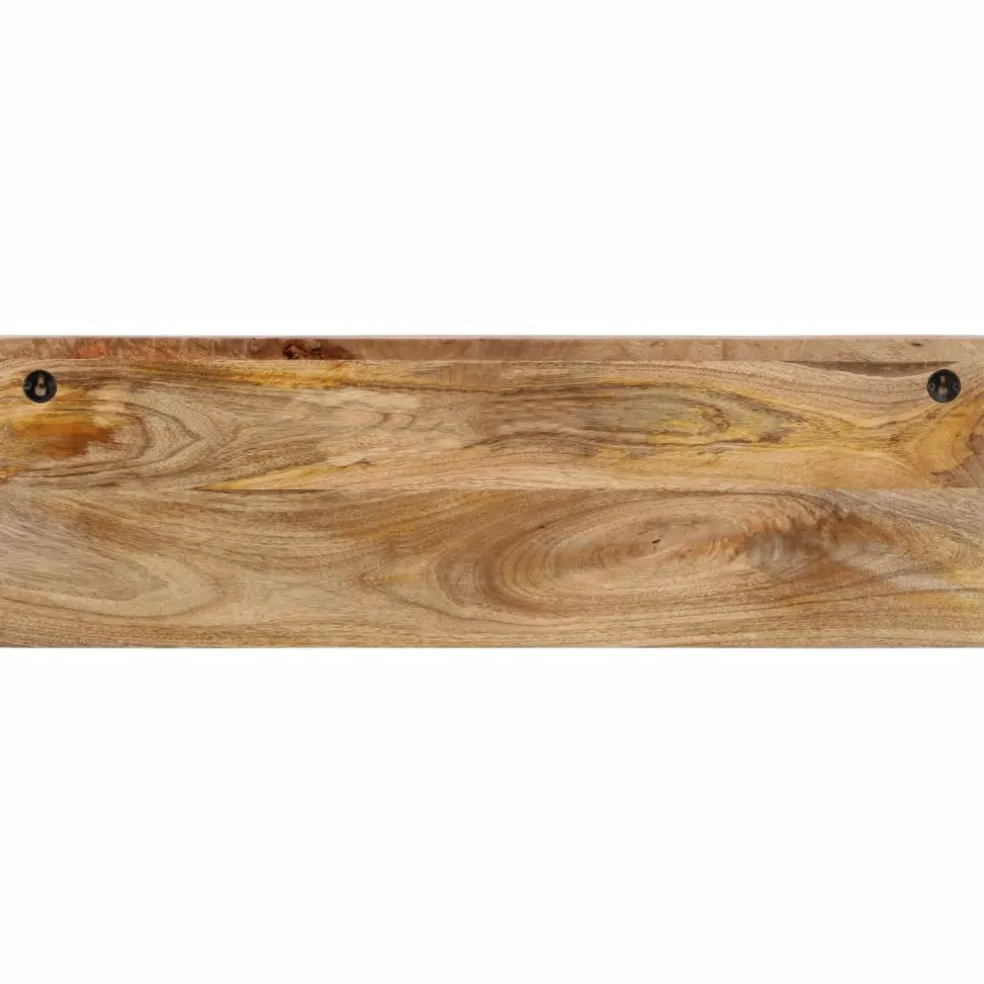 vidaXL Wandkapstok met 5 haken massief mangohout