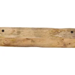 vidaXL Wandkapstok met 4 haken massief mangohout