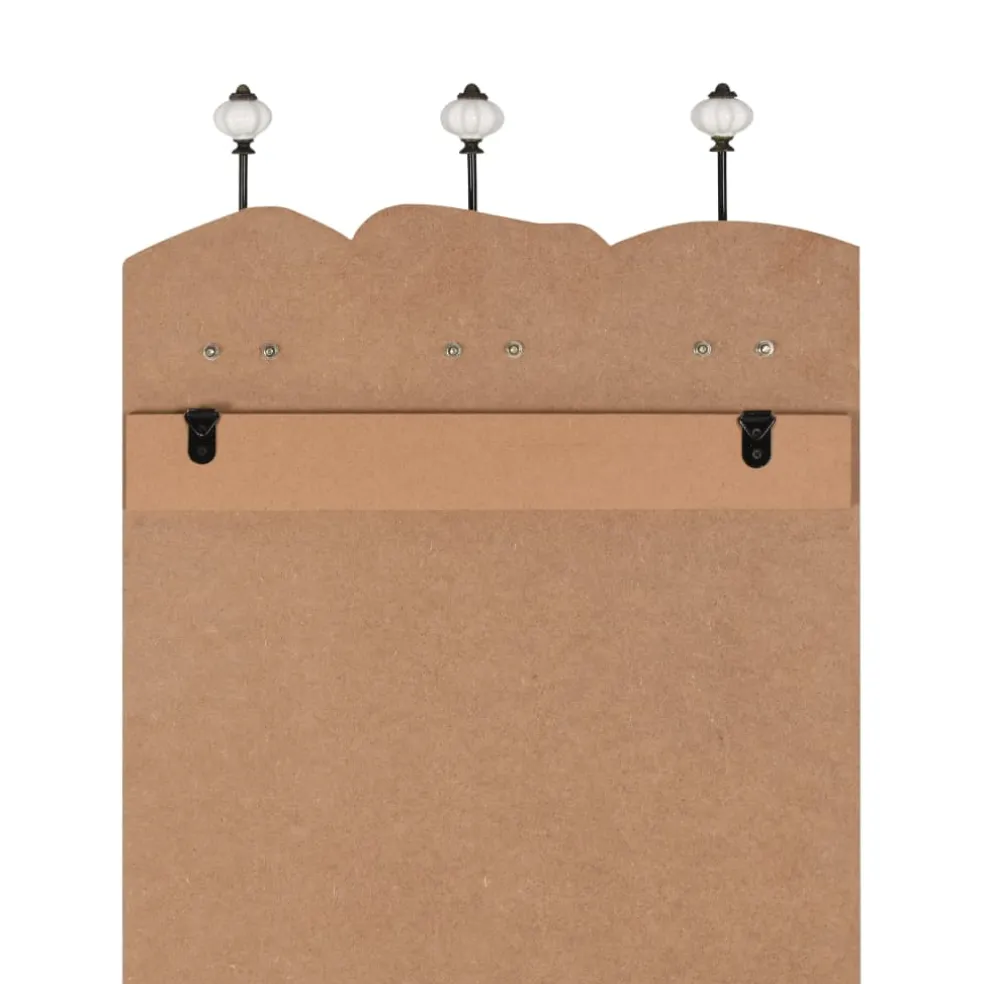 vidaXL Wandkapstok met 6 haken MEN LADIES 120x40 cm