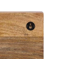 vidaXL Wandkapstok met 5 haken massief mangohout