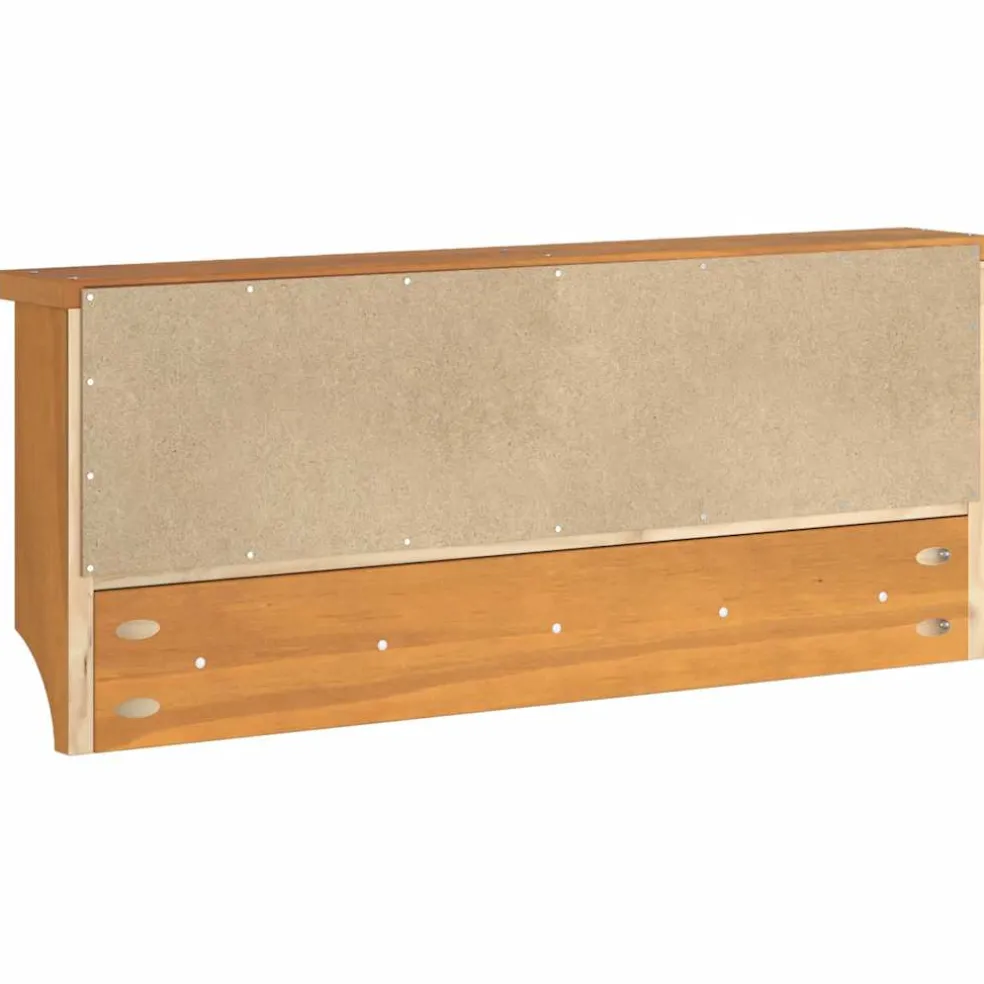 vidaXL Wandkapstok SANDNES 87x12x35 cm massief grenenhout