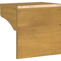 vidaXL Wandkapstok SANDNES 43x30x42 cm massief grenenhout