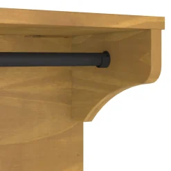 vidaXL Wandkapstok SANDNES 87x30x42 cm massief grenenhout