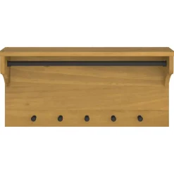 vidaXL Wandkapstok SANDNES 87x30x42 cm massief grenenhout