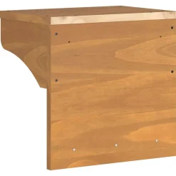 vidaXL Wandkapstok SANDNES 43x30x42 cm massief grenenhout