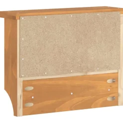 vidaXL Wandkapstok SANDNES 45x12x35 cm massief grenenhout