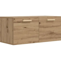 vidaXL Wandkast Muurmontage Artisanaal eiken 80 x 36,5 x 35 cm