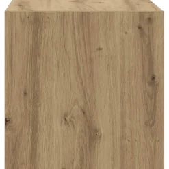 vidaXL Wandkast Muurmontage Artisan Eiken 37 x 37 x 37 cm Bewerkt hout