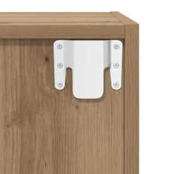 vidaXL Wandkast Muurmontage Artisan Eiken 37 x 37 x 37 cm Bewerkt hout