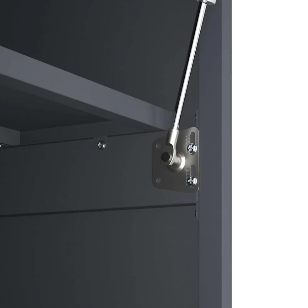 vidaXL Wandkast voor Garage Antraciet 90 x 40 x 53 cm