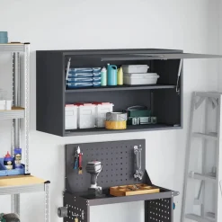 vidaXL Wandkast voor Garage Antraciet 90 x 40 x 53 cm
