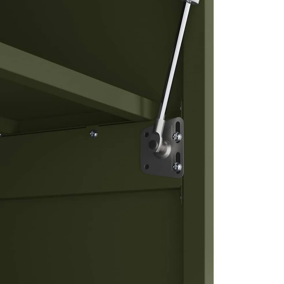vidaXL Wandkast voor Garage Olijfgroen 80 x 40 x 53 cm