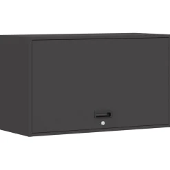 vidaXL Wandkast voor Garage Zwart 90 x 40 x 53 cm Poedercoating staal