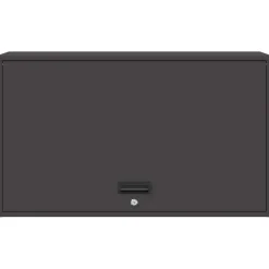 vidaXL Wandkast voor Garage Zwart 90 x 40 x 53 cm Poedercoating staal