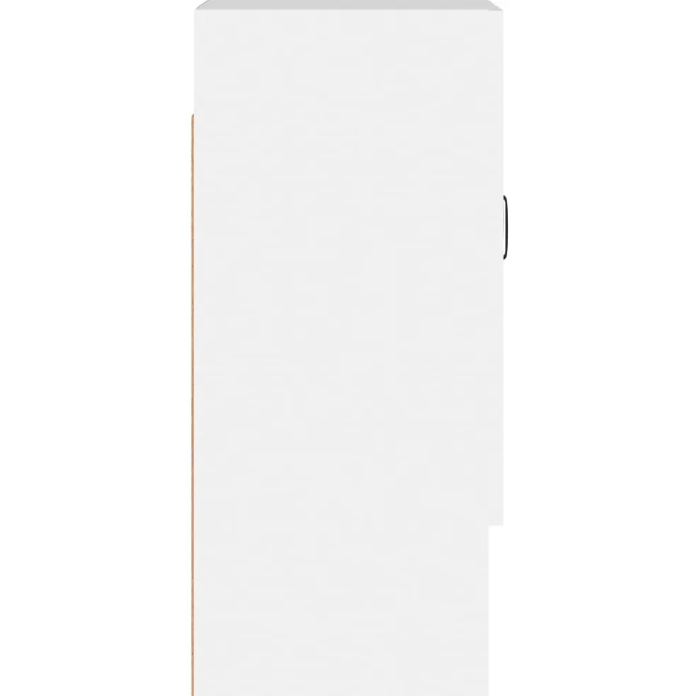 vidaXL Wandkast 60x31x70 cm bewerkt hout wit