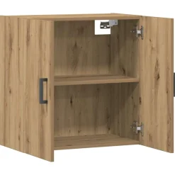 vidaXL Wandkast 60x31x60 cm bewerkt hout artisanaal eikenkleurig