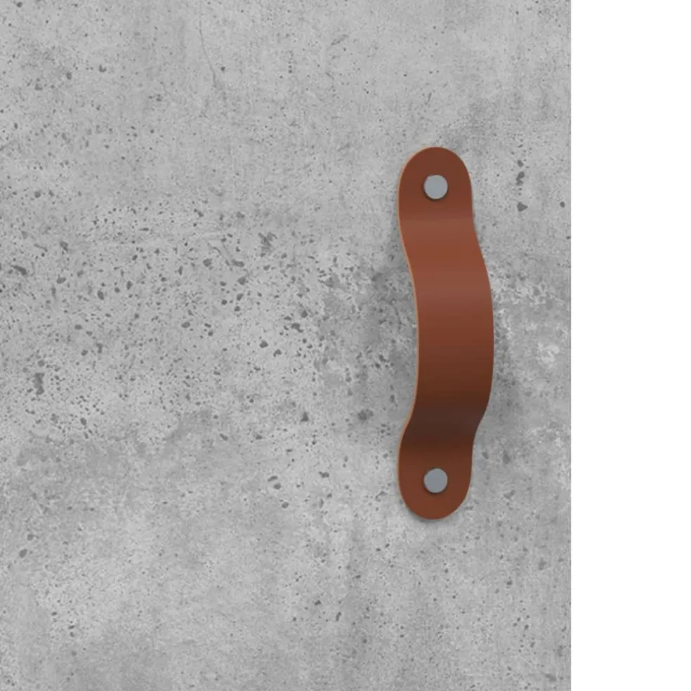 vidaXL Wandkast 60x31x70 cm bewerkt hout betongrijs
