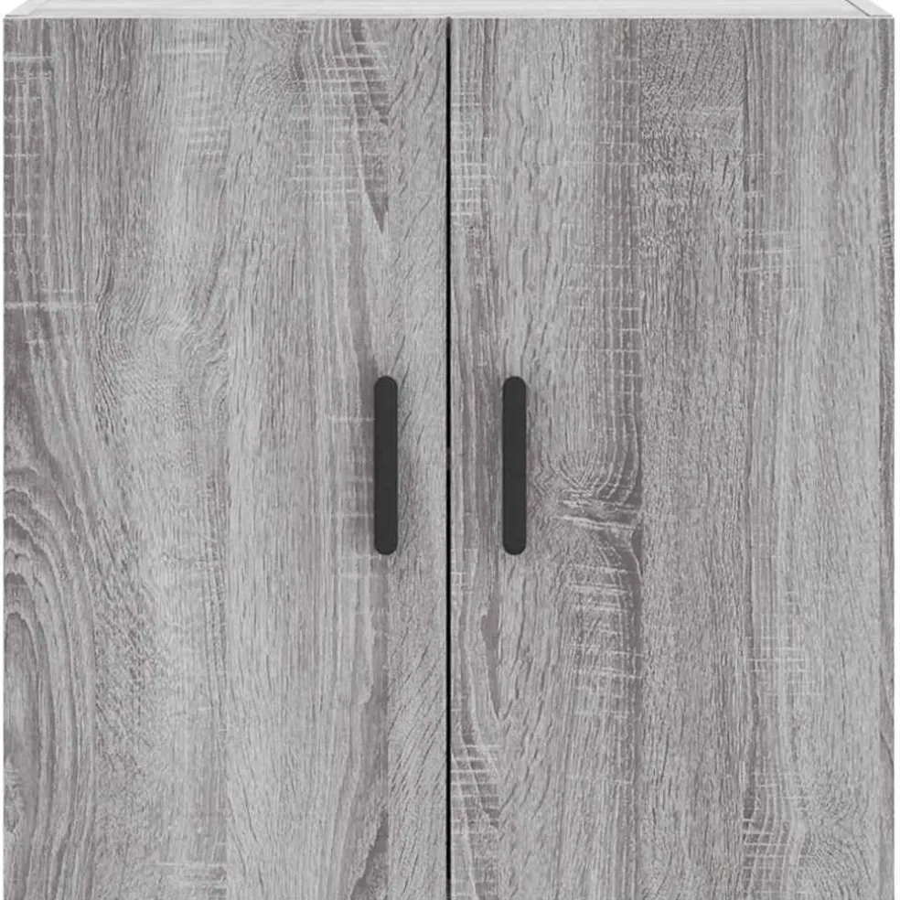 vidaXL Wandkast 60x31x60 cm bewerkt hout grijs sonoma eikenkleurig