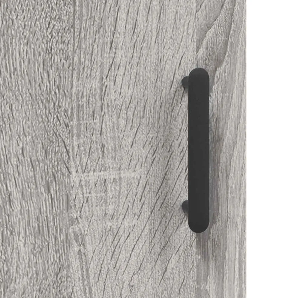 vidaXL Wandkast 60x31x60 cm bewerkt hout grijs sonoma eikenkleurig