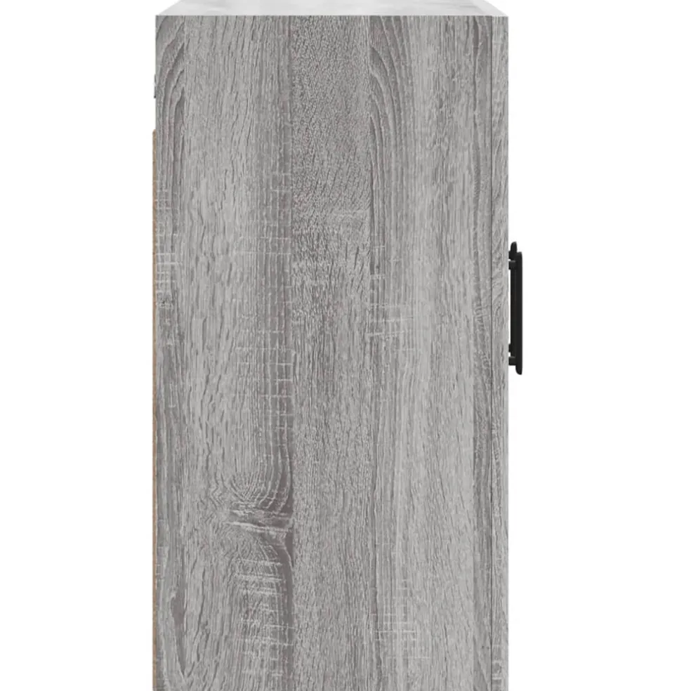 vidaXL Wandkast 60x31x60 cm bewerkt hout grijs sonoma eikenkleurig