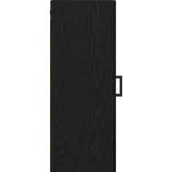 vidaXL Wandkast 34,5x34x90 cm bewerkt hout zwart eikenkleurig
