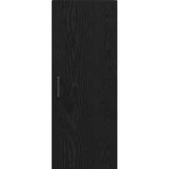 vidaXL Wandkast 34,5x34x90 cm bewerkt hout zwart eikenkleurig