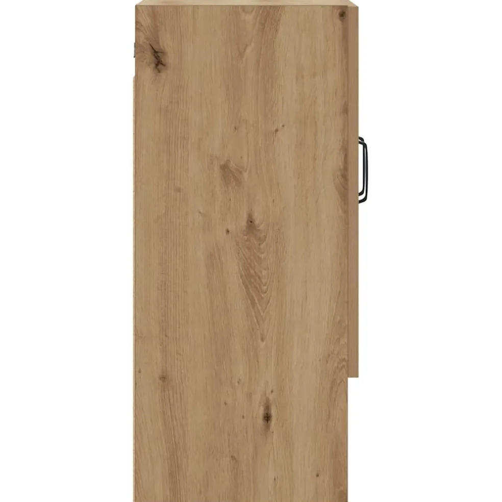 vidaXL Wandkast 60x31x70 cm bewerkt hout artisanaal eikenkleur