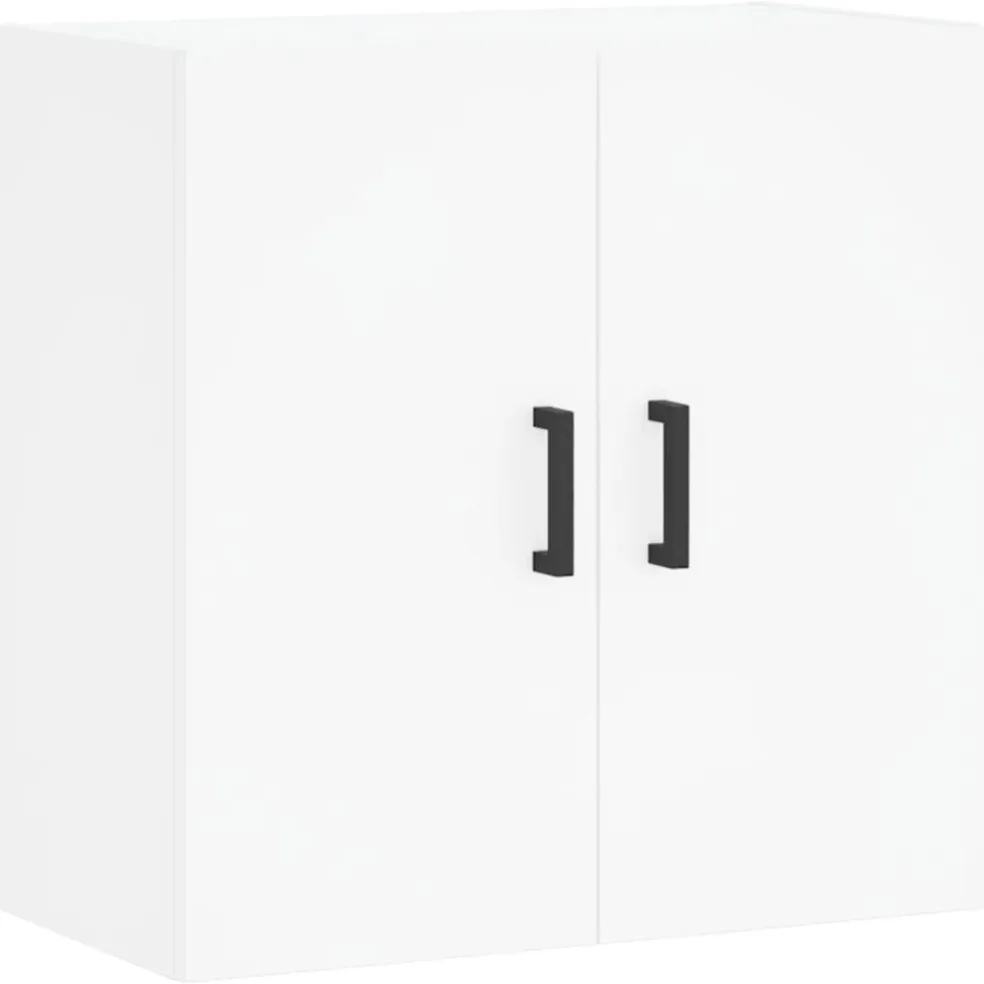 vidaXL Wandkast 60x31x60 cm bewerkt hout wit